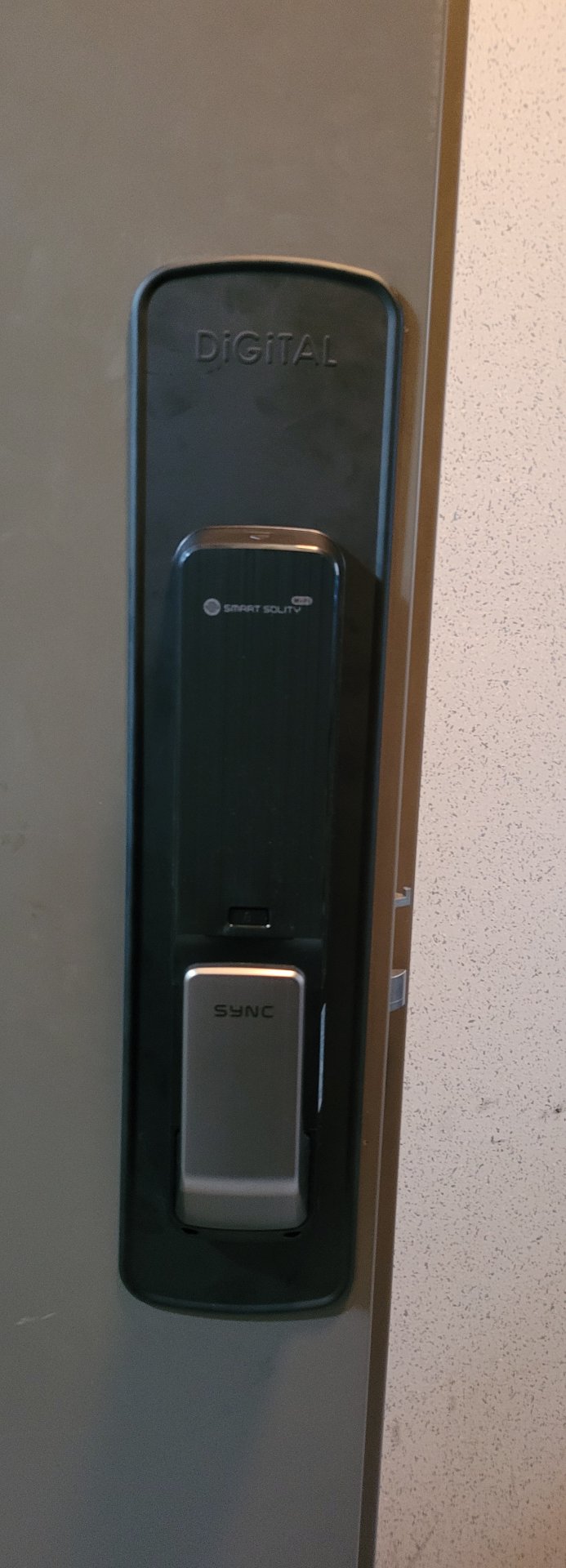 파주 조리읍 파주푸르지오 도어락 - 코콤초인종 + 솔리티 싱크 SP-7000B 도어락 조합