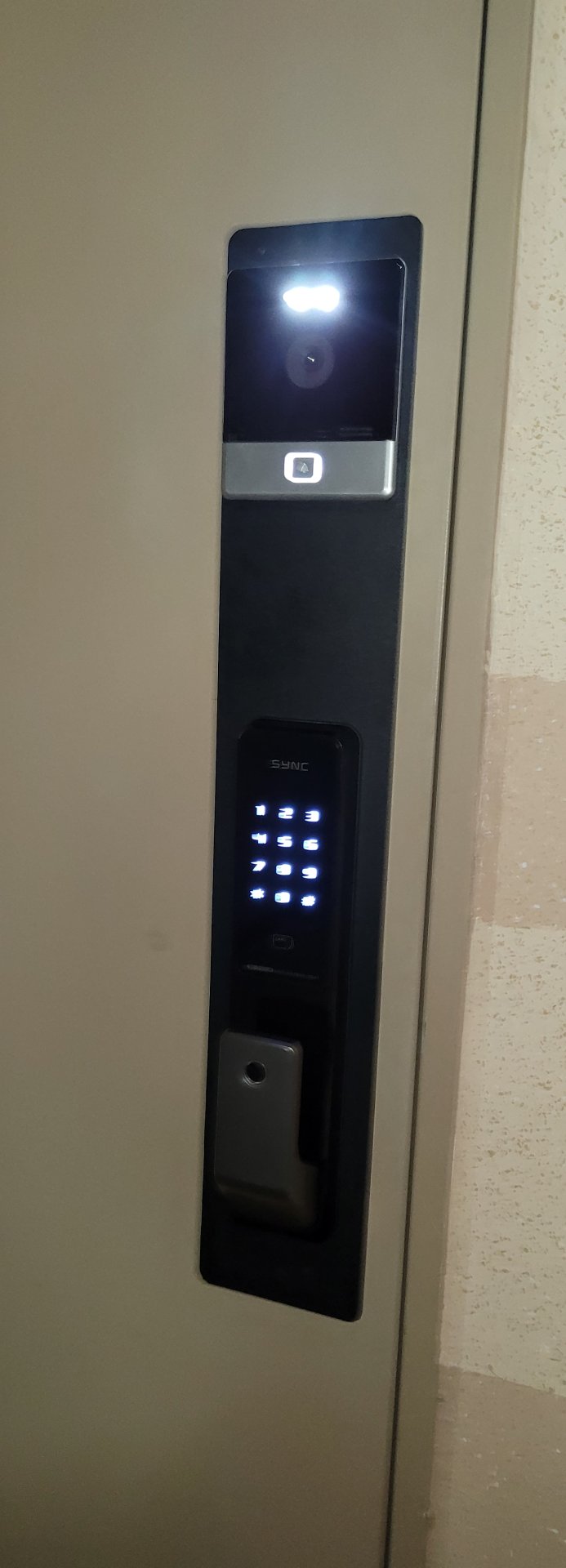 운양동 한강신도시롯데캐슬 도어락 - 솔리티 SP-7000B IoT 도어락 코맥스 초인종