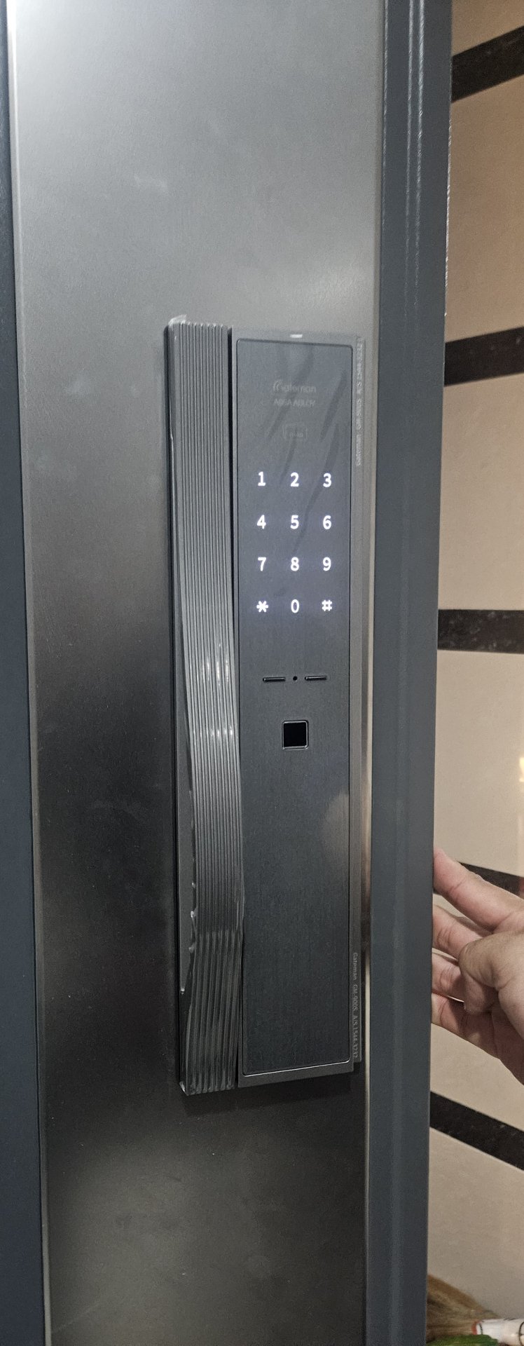 영등포SK리더스뷰 도어락 개조설치 - 게이트맨 GM-900S 도어락