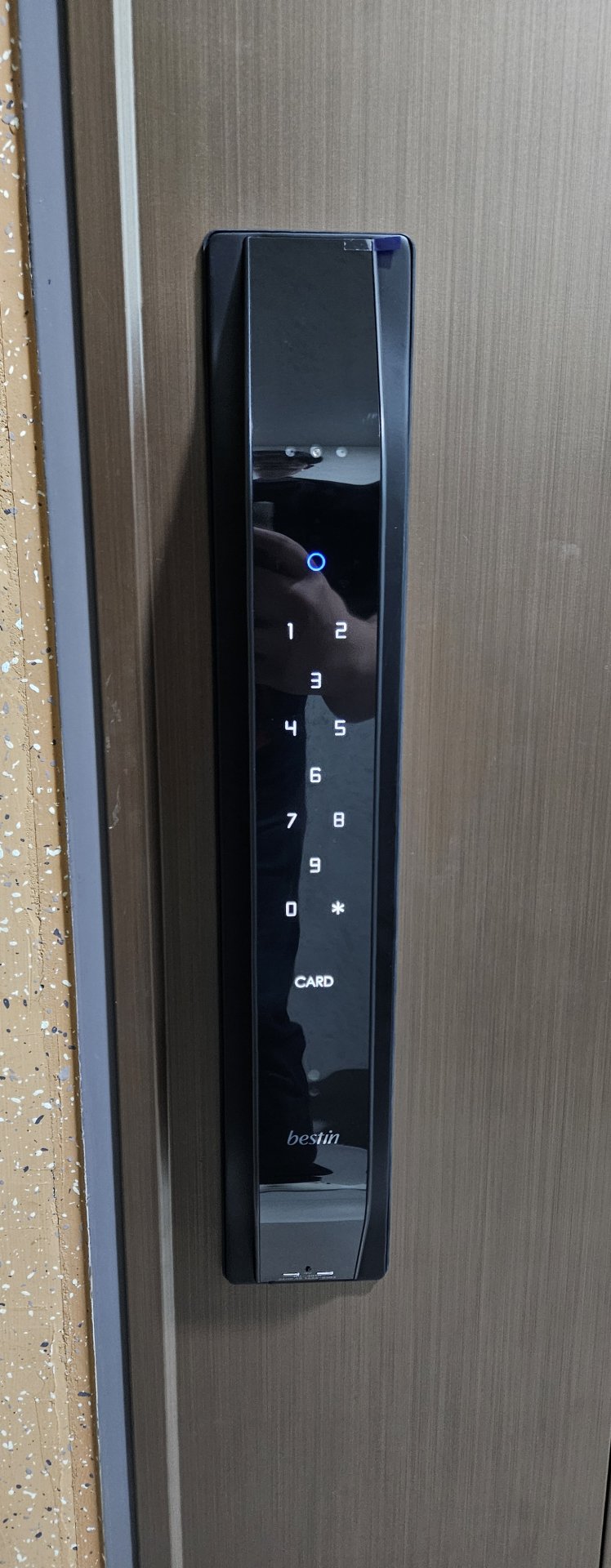 청라한화꿈에그린메카우스 도어락 - 베스틴 IDL-401R 얼굴인식 IoT 도어락